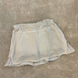 Lululemon White Tennis Skirt